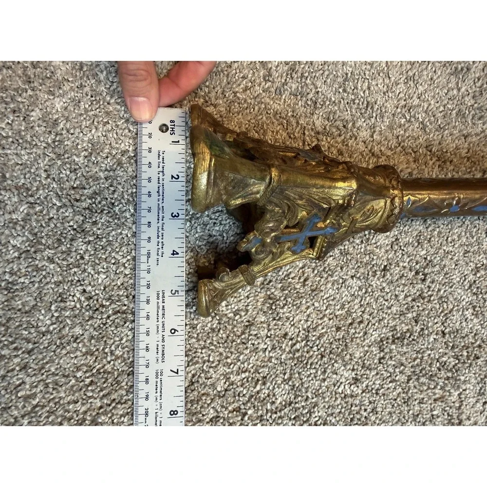 Antique Church Candlestick 18
